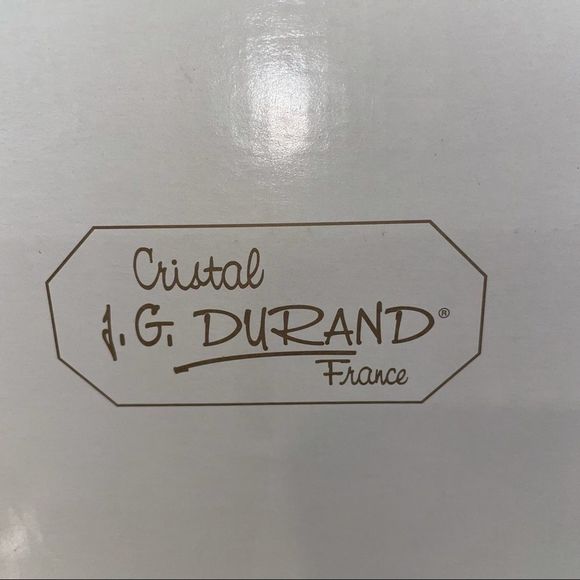 JG Durand Lead Cristal France Vincennes Platter 13” - Picture 7 of 8